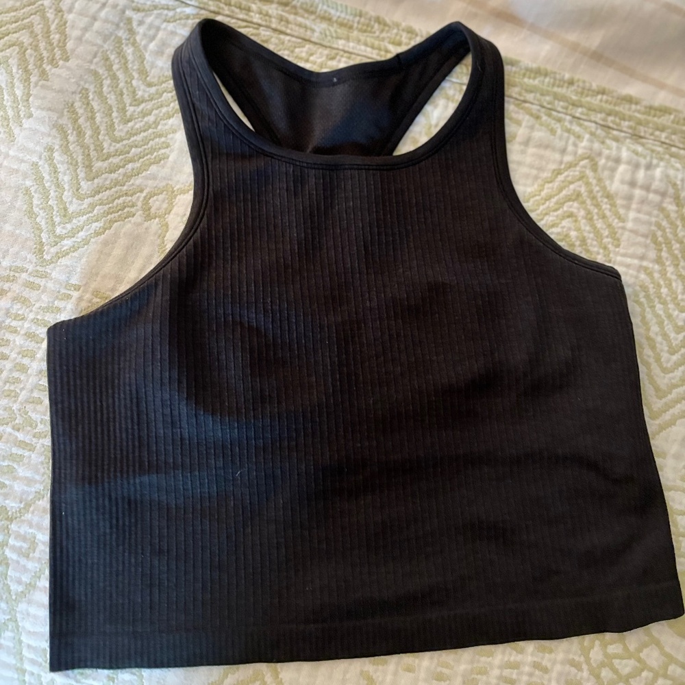 Lululemon Ebb to Street Cropped Racerback Tank Top